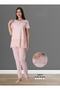 Scalloped Maternity Pajama Set 9022