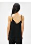 V-Neck Plain Black Women's Blouse 3sak60002uw - 4