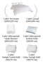 Talya Double Blue Duvet Cover Set with 8 Pieces Embroidery and Microcomb Bedspread - 6