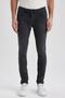 Carlo Skinny Fit Extra Slim Fit Normal Waist Extra Narrow Leg Jean Trousers