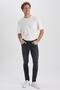 Carlo Skinny Fit Extra Slim Fit Normal Waist Extra Narrow Leg Jean Trousers - 3