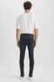 Carlo Skinny Fit Extra Slim Fit Normal Waist Extra Narrow Leg Jean Trousers - 6