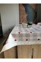 PVC Lacy | Colorful Patterned Luxury Tablecloth | Oilcloth Fiber Based Non-Slip Wipeable Stain Resistant - 3