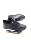 Baykara Men's Black Large Size Leather Orthopedic Shoes - 2