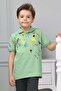 Bb-23/1-025/3 Children's Printed Polo Collar T-shirt