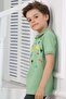 Bb-23/1-025/3 Children's Printed Polo Collar T-shirt - 4