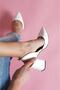 Duhra White Heeled Daily Use Shoes - 3