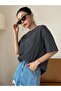 Classical Printed Unisex Smoked Oversize T-shirt - 3