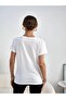 Lover Cat Printed Unisex White Oversize T-shirt - 4
