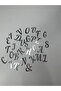 Plexi Alphabet Letters All Alphabet Adhesive Silver Color 4 cm
