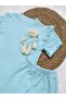Girl's Set with Toys and Ruffled Sleeves and Leggings - 2