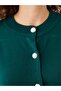 Women's Knitwear Cardigan - Crew Neck, Solid Long Sleeve - 4