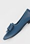 Women's Blue Genuine Leather Ballerinas, Size 35-41-42 - 4