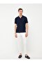 Striped Polo Neck Men's T-Shirt - Short Sleeve - 3