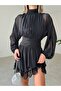 Backless Lined Chiffon Fabric Dress - 2