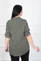 Women's Khaki Baklava Slice Cotton Viscose Shirt - 2