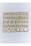 Educational Toy - Wooden Fun, Number Letter Animals Drawing Molds, Line Work