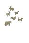 Educational Toy - Wooden Fun, Number Letter Animals Drawing Molds, Line Work - 2