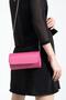 Fuchsia Satin Evening Dress Bag Portfolio Bag Clutch Bag - 3
