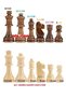Imported Mega Large Size Wooden Chess Pawn Wooden Chess Piece