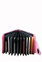 New Small Mold Accordion Design Leather Credit Card Holder Wallet with 10 Compartments
