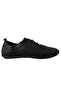 Black Women's Genuine Leather Stylish Shoes with Elastic Laces - 7