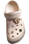 Women's Beige Ultrasoft High Sole Crocs Slipper Sandals - 3