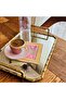 Decorative La Majorelle Compatible Pink Cocktail Napkin (2 Pieces) - 3