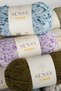 Premium Tweed Hand Knitting Yarn Beanie Scarf Yarn Cardigan Sweater Yarn Home Textile Yarn Light Blue - 6