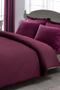 طقم غطاء لحاف فاخر مخطط باللون البرقوق King Size - 2