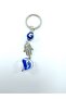 Evil Eye Bead Keychain Handmade Twist Glass Gift Accessory - 3