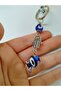 Evil Eye Bead Keychain Handmade Twist Glass Gift Accessory - 7