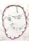 Ka-009 Jablonex Sand Bead Cherry Necklace - Handmade - 2