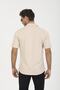 Beige Regular Fit Short Sleeve Men's Shirt - 5