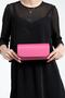 Fuchsia Satin Evening Dress Bag Portfolio Bag Clutch Bag - 2