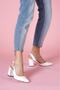 Duhra White Heeled Daily Use Shoes