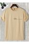 Car Printed Unisex Beige Oversize T-shirt - 2