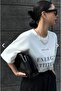 Energy Printed Unisex White Oversize T-shirt - 2