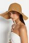 Camel Seashell Detailed Straw Women's Hat TWOSS23SP00011 - 4