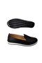 Women's Black Orthopedic Sole Stylish and Comfortable Daily Ballerinas - 3