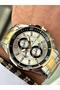 Steel Strap Calendar Men's Wristwatch - Hematite Stone Special Bracelet Gift
