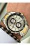 Steel Strap Calendar Men's Wristwatch - Hematite Stone Special Bracelet Gift - 5