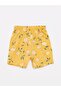 Polo Collar Short Sleeve Printed Baby Girl Pajama Set - 3