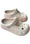 Women's Beige Ultrasoft High Sole Crocs Slipper Sandals - 2