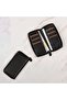 Unisex Calf Leather Wallet with Phone Holder Zipper and Hidden Compartment