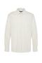 Camel Regular Fit Keten Karışımlı Çizgili Gömlek TMNSS23GO00134 - 6