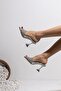 Glittery 9 Cm Heeled Slippers - 3
