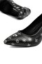 ®| Pc-50176 - 3955 نمط أسود - حذاء بكعب نسائي - 5