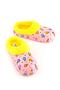 Pink Ladybug Figured Winter Wet Floor Plush Children's Slippers - 2