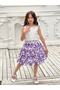 Girl's Lace Blouse and Satin Skirt Double Bottom Top Set